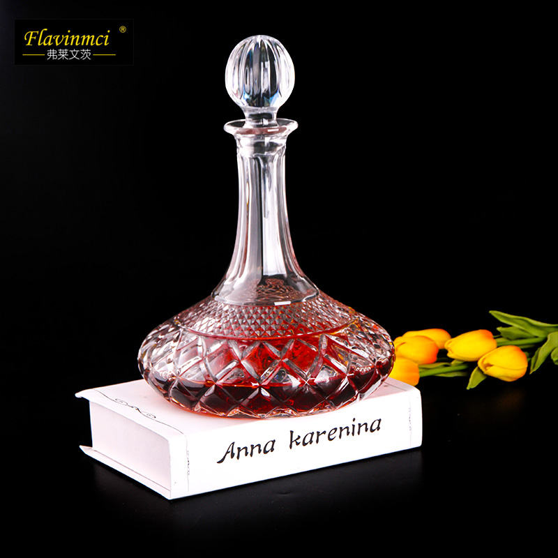 1399 Flavents crystal glass decanter red wine glass suit Home wine Wine Sub Wine Jug Pour Wine Bottle-Taobao