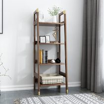 Nordic Wind Light Extravagant White Wax Wooden Bookshelves Full Solid Wood Modern Shelve Book House Minimalist Bookcase Children Study Bookcase