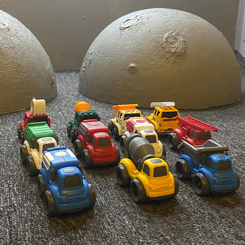 TRUCK - Same car rebound car inertial toy engineering car boy baby 1 - 2 - 3 years old