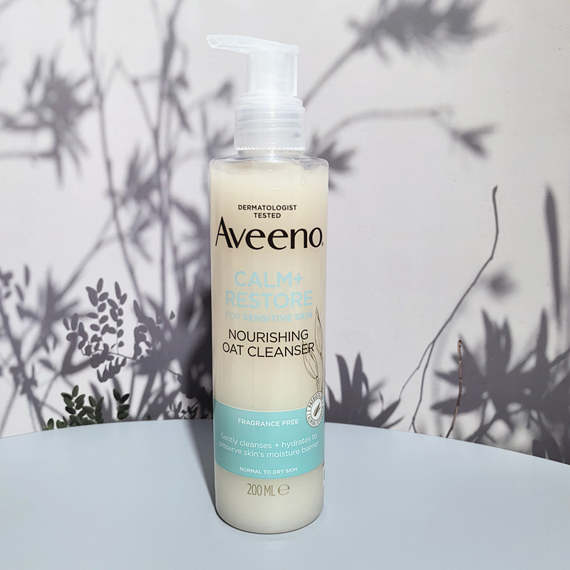 In Stock Aveeno Soothing Repair Oatmeal Nourishing Gentle Foaming Cleanser 200ml Moisturizing Repair