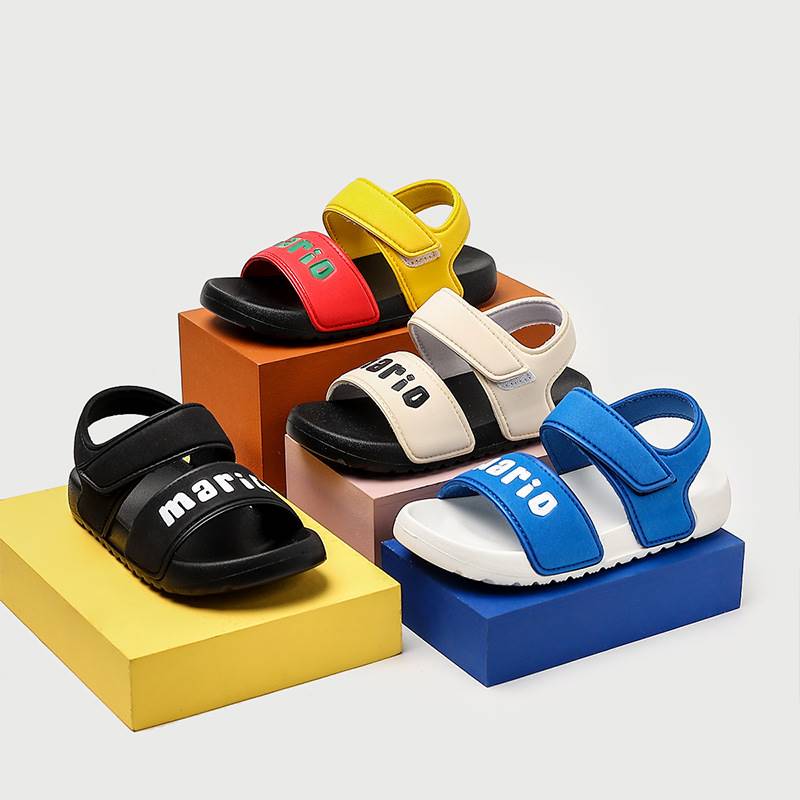 Happy Mary Boys Sandals Children's New Summer Soft Sole Beach Shoes Girls Baby Lightweight Children's Sandals