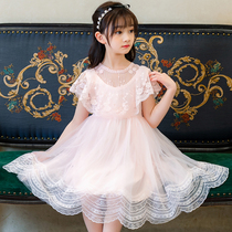 Girls summer dress dress dress 2022 new Child Yangqi Girl Summer thin Canopy Yarn Summer Princess Dress