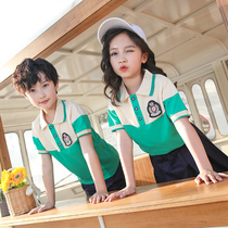 Kindergarten Garden Suit Summer Clothes New Elementary School Kids Yinglun Wind Elementary School Uniforms Childrens College Wind Summer Students Class Clothes