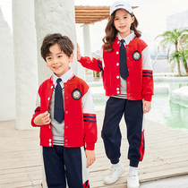 Kindergarten Garden clothes Spring and autumn clothing Three sets of Inn College Wind childrens class uniforms New elementary school uniforms sportswear