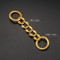 Одна позолоченная цепь растяжения золота (14 см)