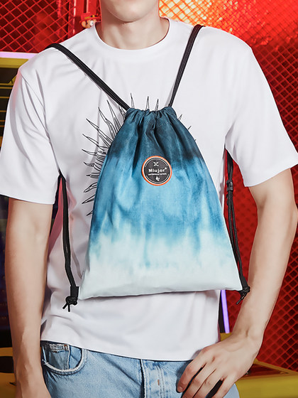 沙滩干湿分离防水游泳包抽绳双肩包男手提背包女健身束口收纳包袋