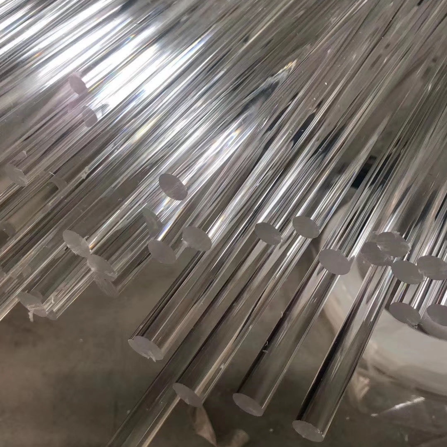 10mm diameter plexiglass rod acrylic solid round rod transparent cylindrical custom cutting light guide column processing