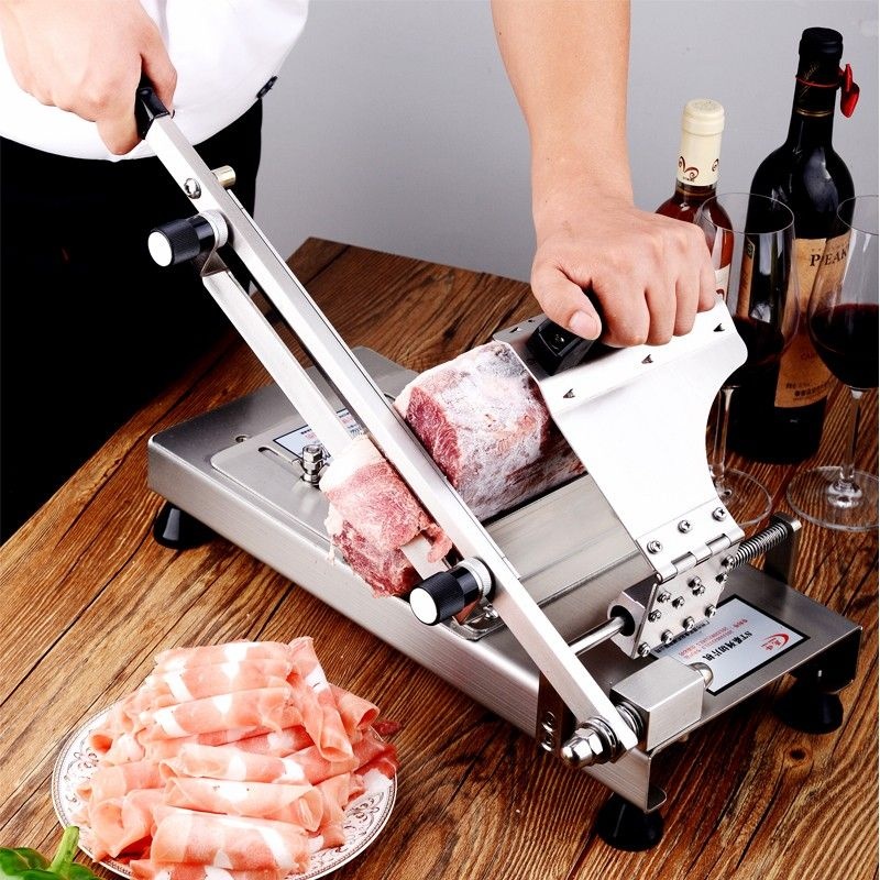 Shengfeng household slicer lamb roll shaving machine commercial fat sheep fat beef frozen meat cutter multi-function vegetable cutter
