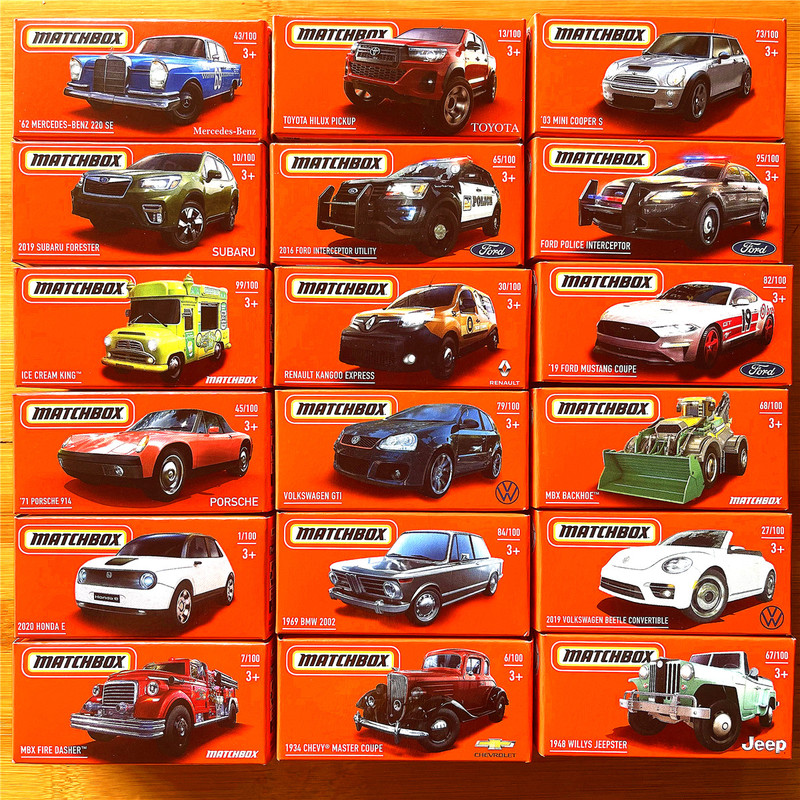 30872 Matchbox City Heroes Transportation Color Box Set Dnk709C6S Alloy Car Mercedes-Benz Bugatti Subaru 30872 Matchbox City Heroes Transportation Color Box Set Dnk709C6S Alloy Car Mercedes-Benz Bugatti Subaru