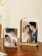 Hippocampus photo frame, high-end wedding photo frame, high-end wedding photo frame, double-sided transparent photo frame decoration