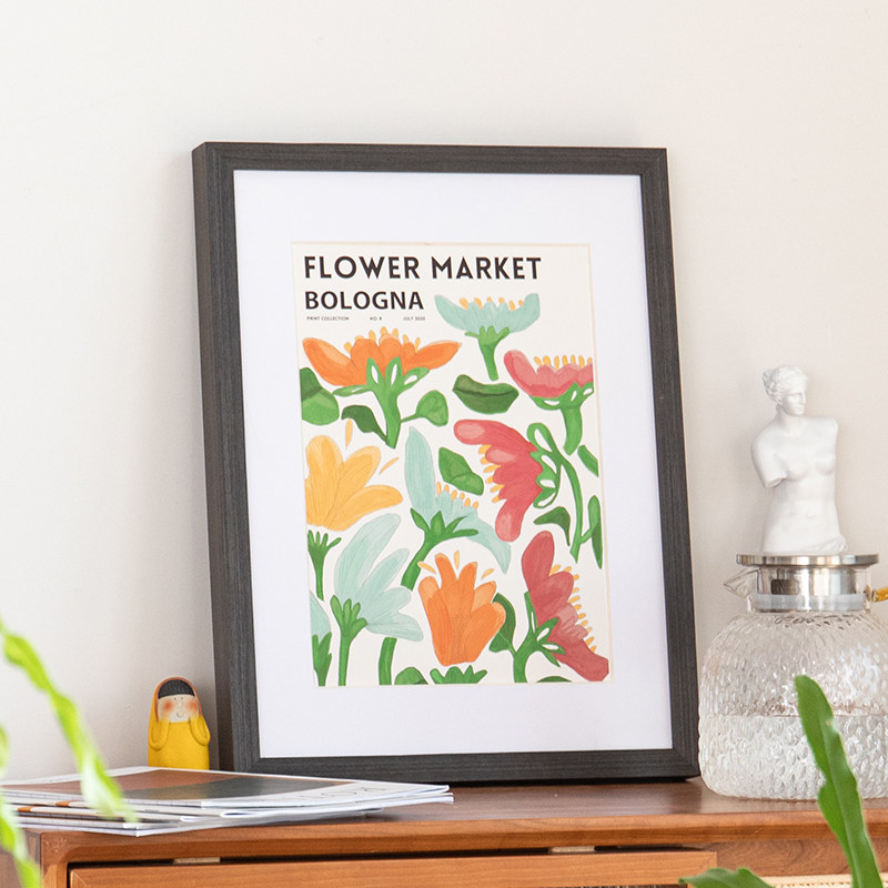 Modern Brief Solid Wood Photo Frame 6 Inch 7 Inch Pendulum Table Custom Size Business License Vegan Sketching Photo Jigsaw Puzzle Mounting