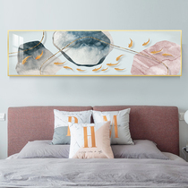 New Chinese style bedroom bedside decoration painting living room sofa background wall modern simple new year fish crystal porcelain painting hanging painting