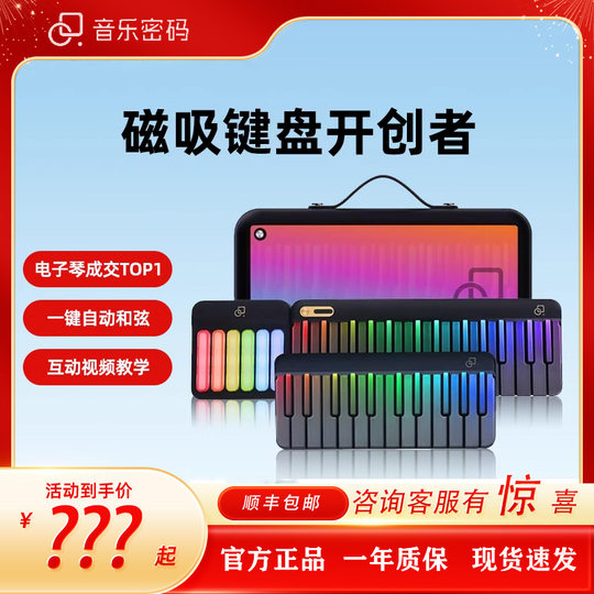 Jay's Same Model Music Code Smart Keyboard Portable Electric Piano Learning Machine for Playing and Singing Midi Rainbow Electronic Keyboard