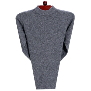 鄂尔多斯市羊绒衫男半高圆领加厚保暖