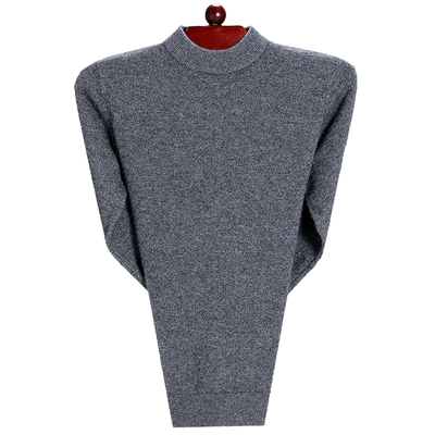 鄂尔多斯市羊绒衫男半高圆领加厚保暖