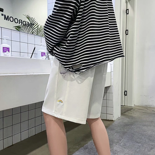 爱酷肯 Tide, летние спортивные трендовые шорты, штаны для школьников, сезон 2021, свободный крой