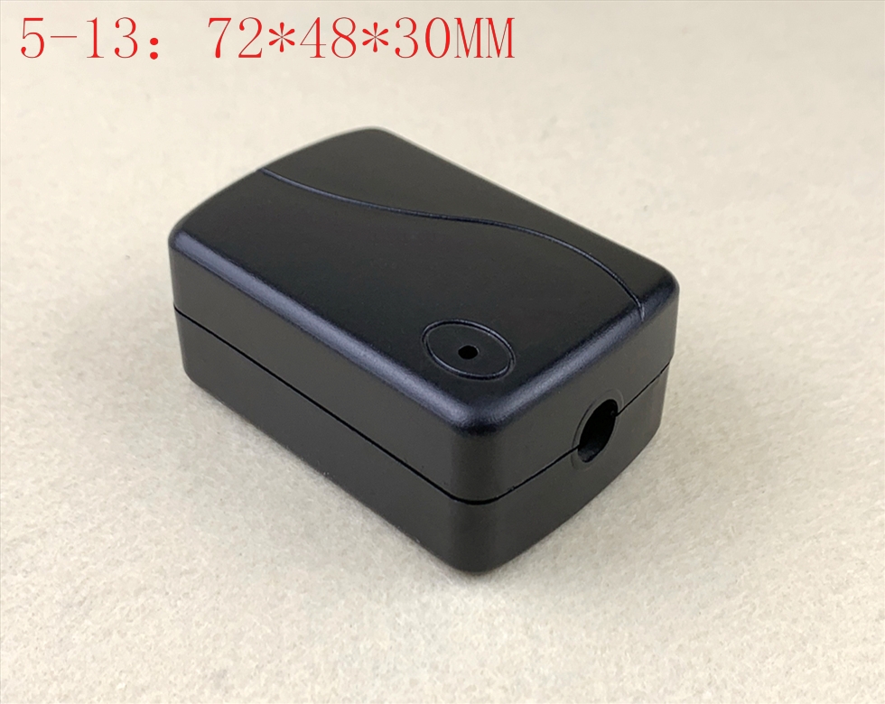 Plastic power supply shell 5-13 junction box instrument watch case computer threading module box 72 * 48 * 30MM