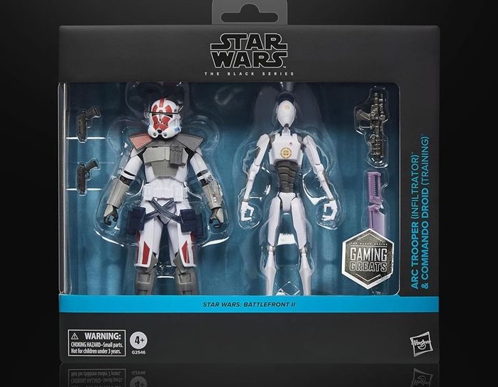 Hasbro Star Wars 6inch Frontline 2Arc Clone Trooper Assault Droid Training Type Action Figure Hasbro Star Wars 6inch Frontline 2Arc Clone Trooper Assault Droid Training Type Action Figure