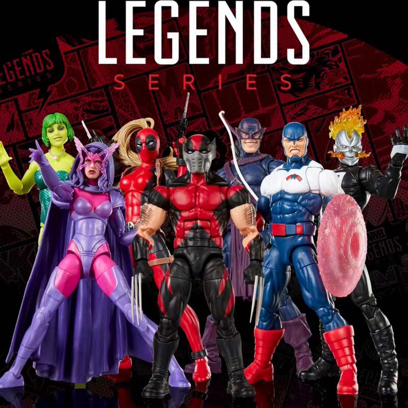 Hasbro Marvel ml Combo Man Boxer Robbie Ghost Rider Female Deadpool Spirit Butterfly Marina Secret Agent