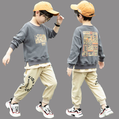 男童卫衣长裤套装秋装儿童外套运动裤两件套