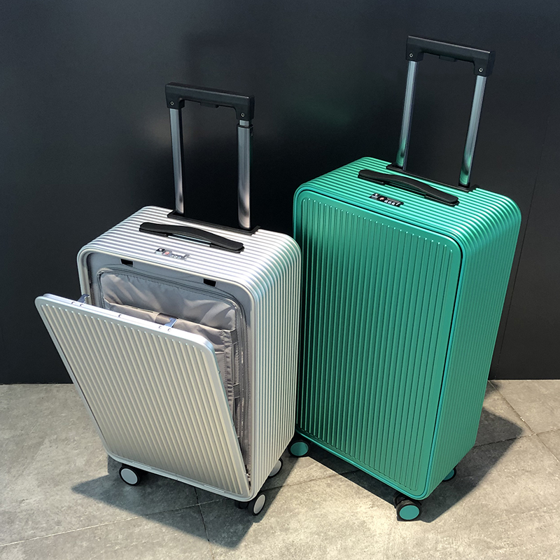 More Dream front opening metal suitcase woman 26 inch extra-large aluminum magnesium alloy Lalever box 24 side opening suitcase man 20