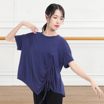 Summer New loose dance practice jacket adult female drawstring size modal modern dance costume
