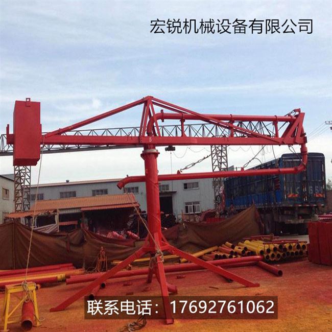 Máy phân phối bê tông xi lanh bê tông 15m máy phân phối thủ công nhỏ Máy phân phối khung 12m băng tải máy - Kính