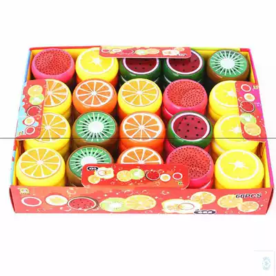 Korean version of the creative mini fruit pattern handmade crystal mud DIY starry sky mud 6 colors egg glass mud slime 