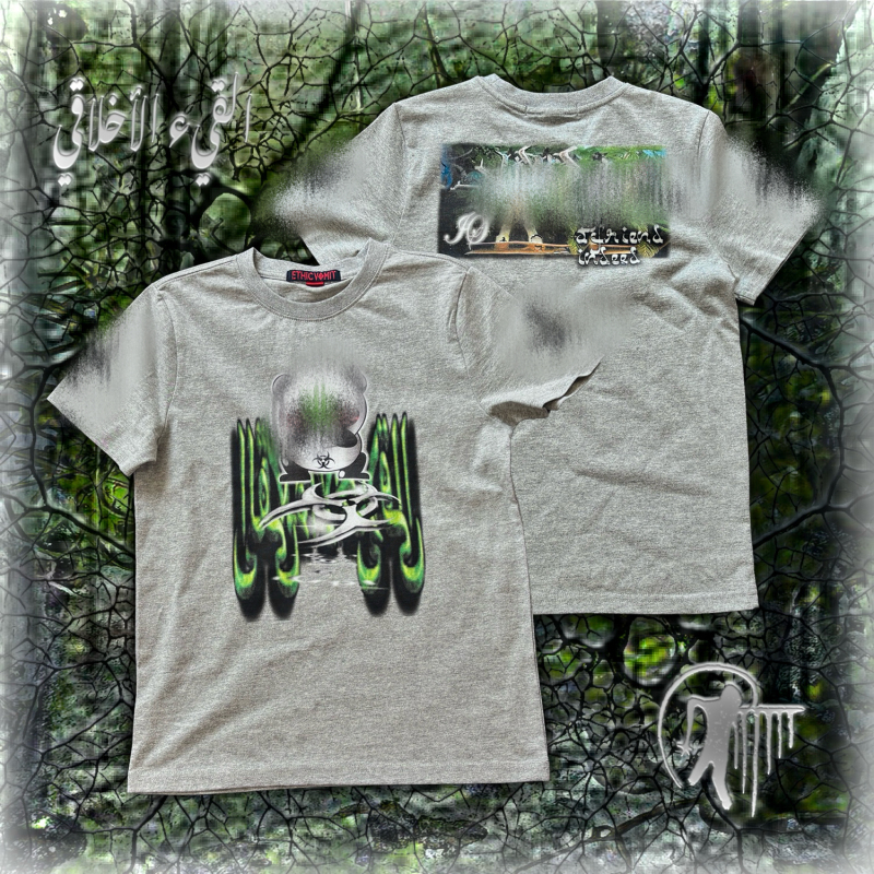 Ethicvomit Panda Burns Ma Virus Parody Virtual Radiation Visual Style Millennium 240g Heavyweight Short Sleeve Ethicvomit Panda Burns Ma Virus Parody Virtual Radiation Visual Style Millennium 240g Heavyweight Short Sleeve