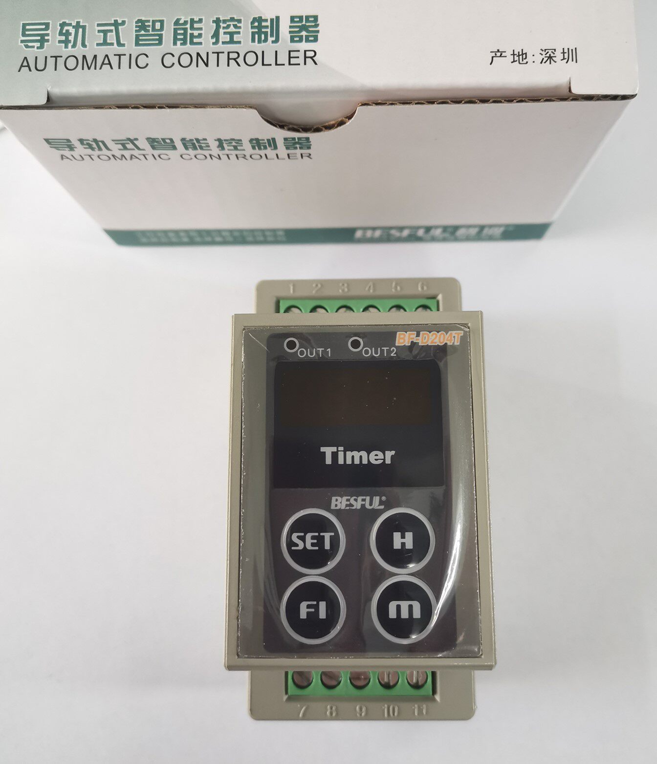 Guangzhou agent Bieriver Two-Way Time Controller BF-D204T Each path 4 segments timed 2-way output 8 segments