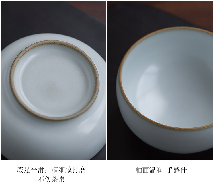 The porcelain up fire your up CPU can keep on The master cup single CPU jingdezhen ceramic sample tea cup kung fu tea set