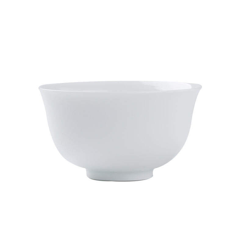 Jingdezhen up the fire which white porcelain ceramic one large single sample tea cup only kongfu master cup of tea