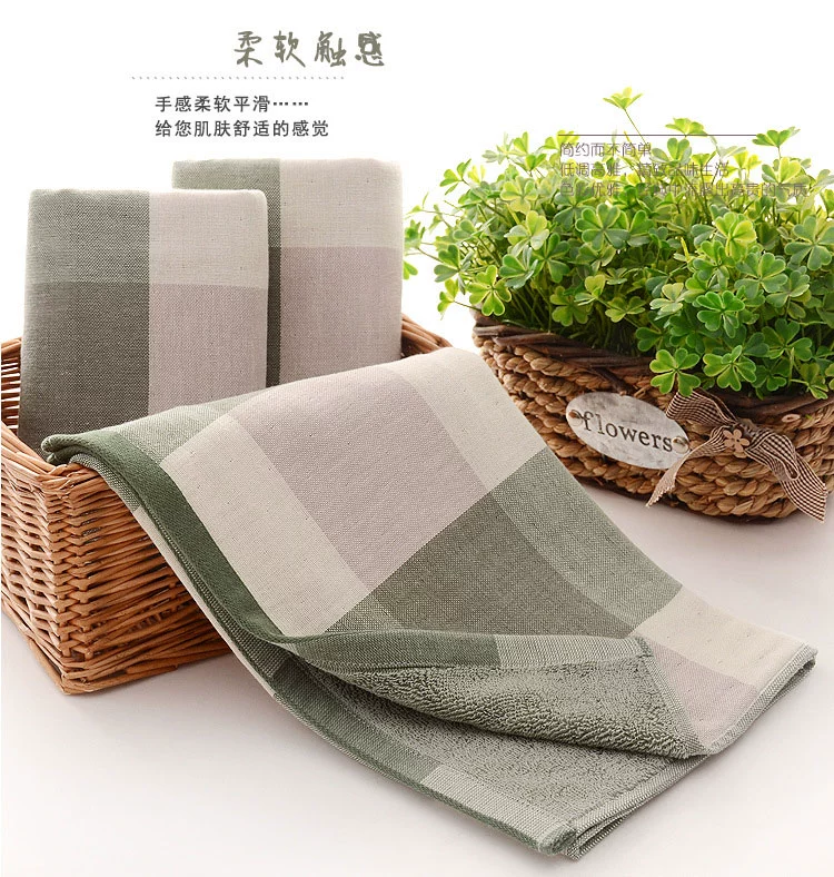 Cung cấp khăn mềm thấm hút bà bầu 35x75cm khăn mặt hai mặt bông gạc khăn bông gạc người - Khăn tắm / áo choàng tắm