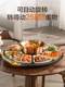 Supor warm chopping board household multifunctional hot chopping board dining table heating turntable round insulating plate warming dish artifact