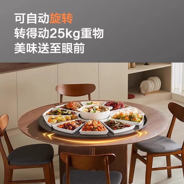 Supor warm chopping board hot chopping board household round heating plate dining table insulation pad insulation board meal multi-function