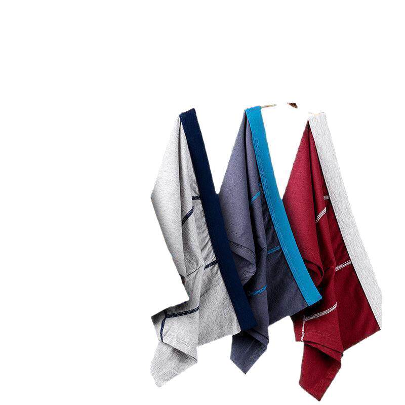 2 4 men's underwear cotton quality four-corner pants breathable cotton Young shorts male plus mast size mid-aged four-corner pants underpants