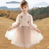 Детская юбка, осенний наряд маленькой принцессы, осенняя, в корейском стиле, коллекция 2023, подходит для подростков