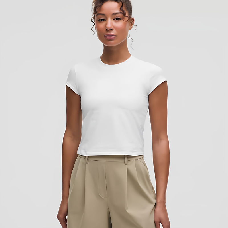 Lululemon Organic Cotton Baby Tee Women's Short-Sleeved T-Shirt