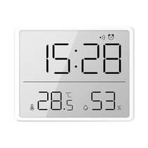 Desktop electronic watch sticker magnetic clock}Simple wall-mounted refrigerator creative large-screen alarm clock temperature and humidity digital electronic