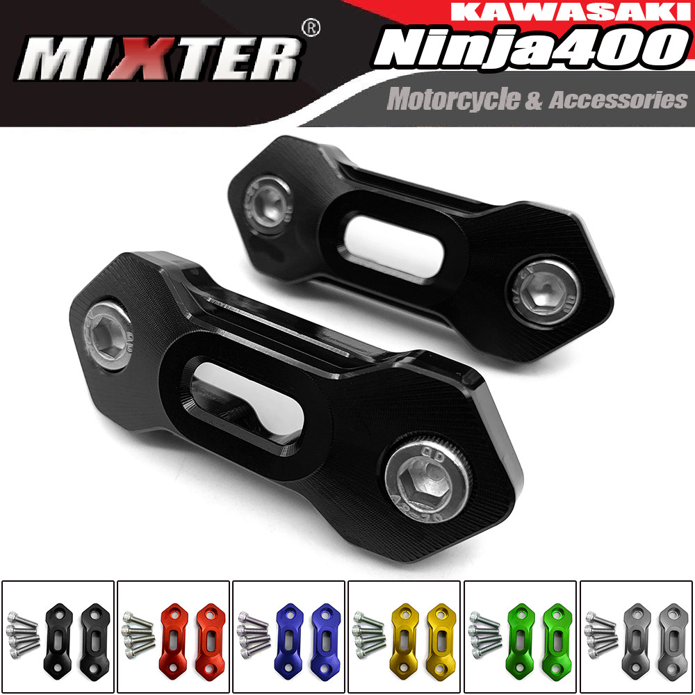 Suitable for Kawasaki ninja400 18-21 Ninja 400 modified rearview mirror cover mirror seat mirror hole decorative cover