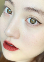 OiUU beauty pupil year-old female Ahua sweet North American Brown puppet blue sea elephant gray Carth sweet contact lens TF