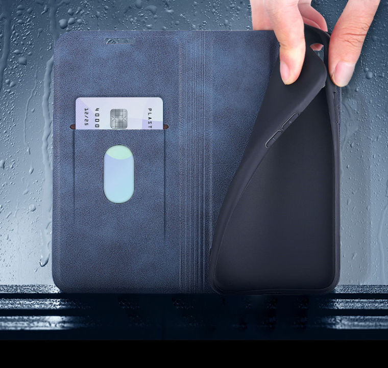 Wallets Folio Flip Synthetic Leather Card Holder Folding Stand Slim Fit Note 12, Note 12 Pro, Note 12 Pro+ Phone Case