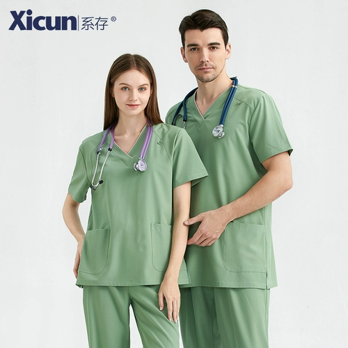 Легкая и тонкая эластичная быстросохнущая униформа врача, комбинезон