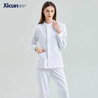 Белый лонгслив, нарукавники, комплект