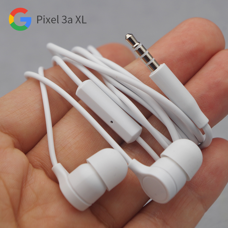 Original Google In-Ear Headphones Pixel 3A XL Mobile Phone Wired Wire-Controlled Call Earplugs Htc Same Style Xiaobai