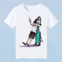 Assassin Wu Liuqi clothes same T-shirt student tide 567 plum blossom thirteen boys seven clothes short sleeve short pants