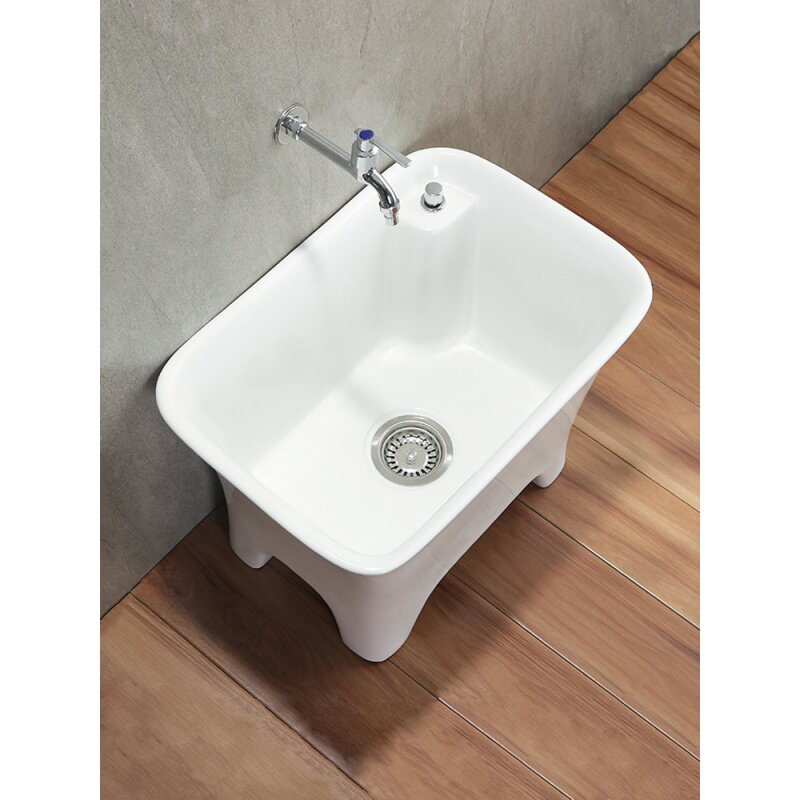 Shang xiang wash mop pond Yang Tai makeup room basin high foot floor mop pool ceramic household pier cloth pool large
