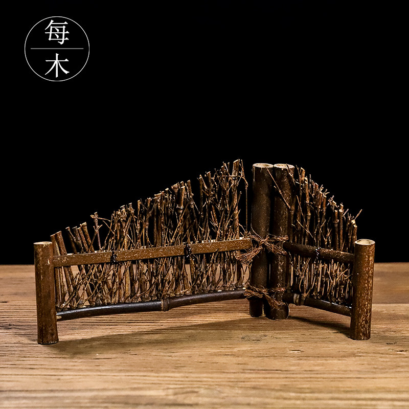 Hand bamboo fence bamboo fence bamboo fence special products dry goods fragrance photography shoot photography