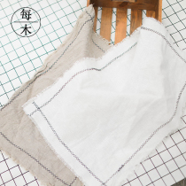 Hair Side Photo Background Cloth Linen Mat Meal Cloth Photography Swing with Decorative Pendulum Pieces Cake Gourmet for Props Cloth