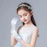 Детское платье, короткие белые перчатки для принцессы, в корейском стиле, подарок на день рождения